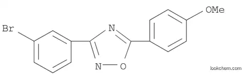 Molecular Structure of 1004672-03-0 (1,2,4-Oxadiazole, 3-(3-bromophenyl)-5-(4-methoxyphenyl)-)